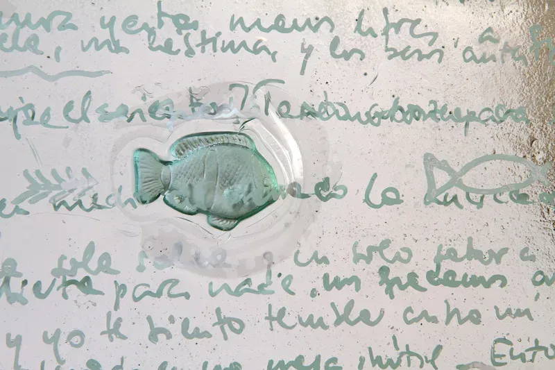 Foto de Escrito En Vidrio